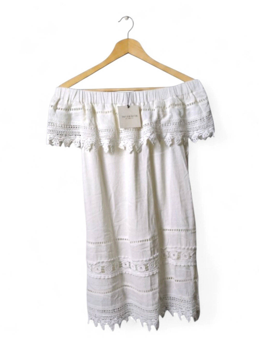 🆕️ Free Generation Los Angeles Ivory Mini Viscose Dress Womens Size Small